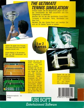 Pro Tennis Tour box cover back